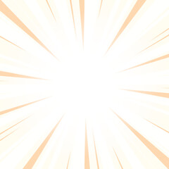 Light Orange Abstract Glowing Sunburst Background. Pale Yellow Glow Effect Sunburst Background for Presentation, Banner, Poster, Flyer, Sales. Pop Art Poster for Summer and Spring Theme.