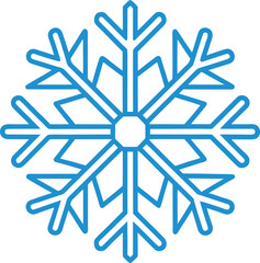 blue snowflake on transparent background EPS, JPG and PNG