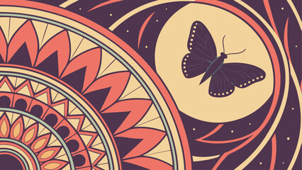 abstract floral background