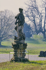 Historic Italian Villa with Garden and Classical Statues