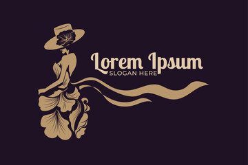  Bridal Gowns Boutique Logo Ideas, Sign, Icon, Mannequin, Fashion, Beautiful Bride, Boutique Bridal Logo Illustration Vector Design	