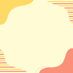 秋イメージカラーの流体フレーム