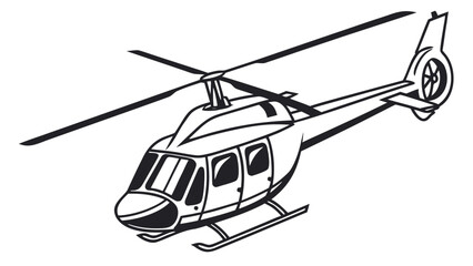 helicopter vector illustration