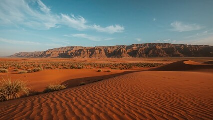 A photograph depicting desert sand