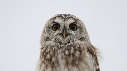 Tiny Owl Peering Skyward