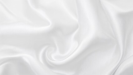 Fototapeta premium Minimalist elegance showcased on a smooth white fabric backdrop for product displays or creative designs