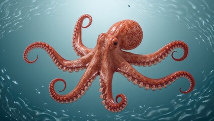 An intelligent ocean dweller characterized by eight agile arms equipped with sensitive suckers.