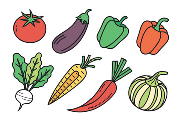 Vibrant Vegetable Assortment: An inviting array of fresh vegetables, featuring a colorful assortment of nature's bounty, ready to be enjoyed in various culinary creations.