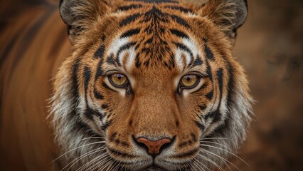 Fototapeta premium All is told through the eyes of a tiger