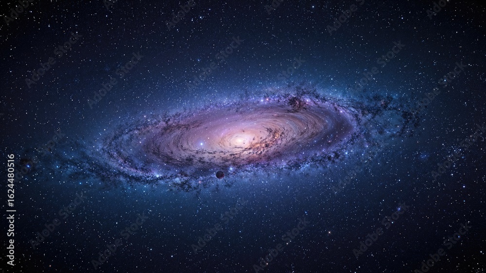 Canvas Prints a modern cosmic backdrop featuring vivid patterns