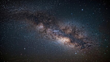 Fototapeta premium The Milky Way and stars forming the background