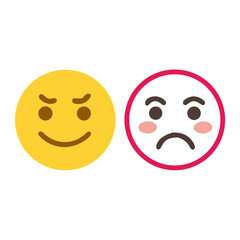 Emoji Faces Pack &ndash; Vector Reactions and Feelings
