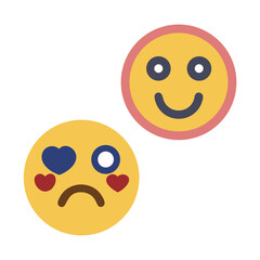 Fototapeta premium Emoji Faces Pack – Vector Reactions and Feelings