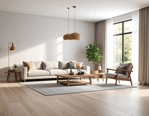 Modern minimalist living room (3)