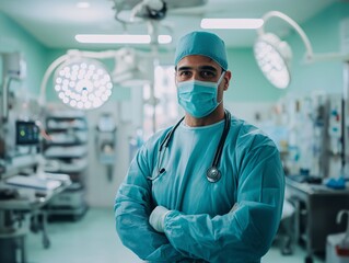 a doctor in a hospital