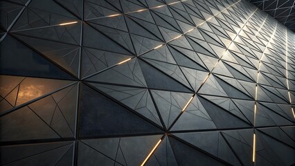 Luminous Geometry Art of Light and Shadow Background