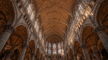 Fototapeta premium Architectural Details Within Cathedral Spaces
