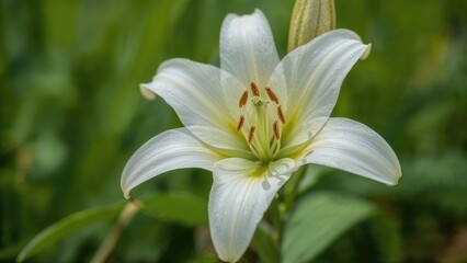 Close-up of a fragrant lily from the eastern region