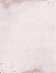 Romantic Timeless Elegant Dreamy Abstract Hand Painted Watercolor Brushstrokes with Ink Splatter Vertical Background in Dusty Rose Dusty Pink for Wedding Invitation Design and Greeting Card