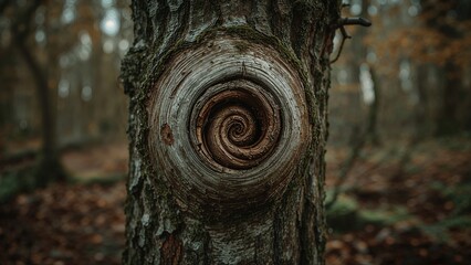 Tree burls form as a result of environmental stress factors.