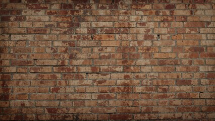 Obraz premium Decorative brick wall texture with a vintage artistic pattern