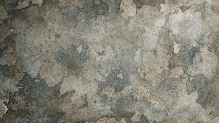 Fototapeta premium Distressed paint surface with abstract patterns