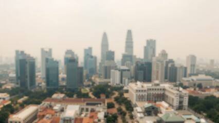 Obraz premium Blurred abstract city view