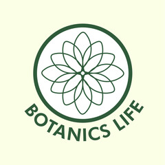 Botanical logo, Boho logo design