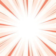 Starfish orange Abstract Glowing Sunburst Background. Red Color Glow Effect Sunburst Background for Presentation, Banner, Poster, Flyer, Sales. Pop Art Poster for Summer and Spring Theme.