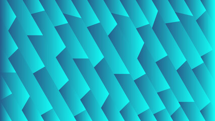 Abstract gradient background with overlapping geometric shapes in shades of teal, creating a dynamic and modern pattern. Perfect for tech or design concepts.