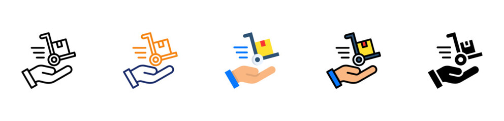 Obraz premium Product Delivery Icon Multi Style 