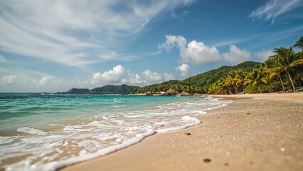 Fototapeta premium Enjoying a warm-weather escape to an island