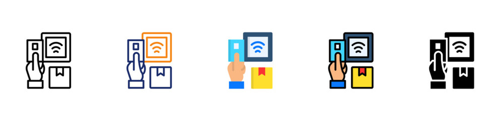 Contactless Product Icon Multi Style 