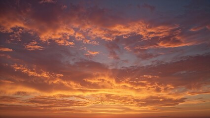 Fototapeta premium Luminous Glowing Golden Twilight