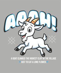 goat t-shirt grey goat t shirt throat goat t shirt
