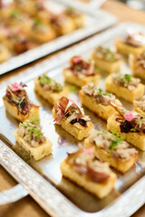 Delicious catering appetizers for parties and events	