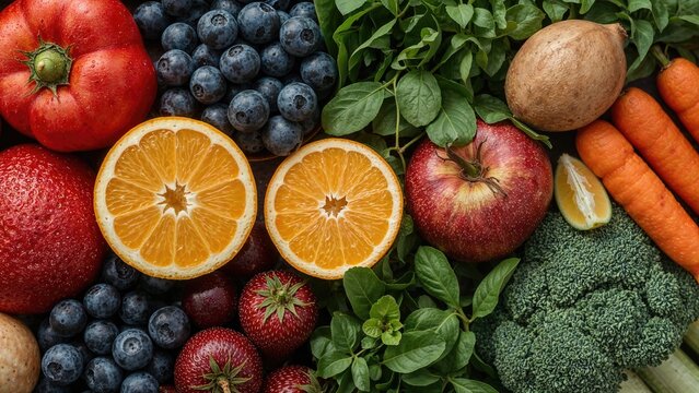 Dietitians and doctors encourage eating fresh fruits and veggies that help manage cholesterol for improved heart and body health. - Powered by Adobe