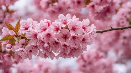 Obraz premium Vibrant blossoms illustrate the fresh beginnings of the natural world.