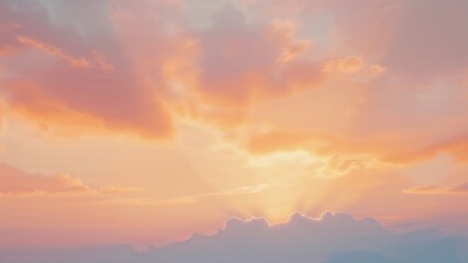 Fototapeta premium Abstract background with blurred motion and sunrise hues