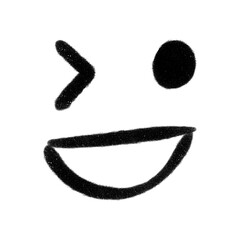 Winking Smile Emoji: A simple yet expressive emoji features a wink and a smile, embodying playfulness and positivity.