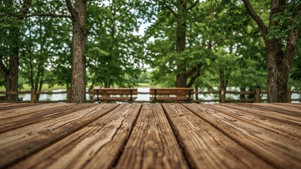 Benches Located Beyond the Barrier