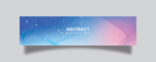 Abstract Gradient LinkedIn banner design  Banner with Sparkles