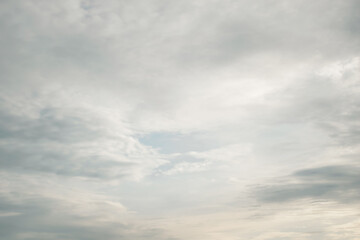 Sky cloudscape with blue sky and white clouds