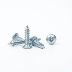 The industrial beauty of silver screws
