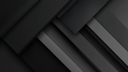 Abstract Geometric Design With Dark And Grey Layers