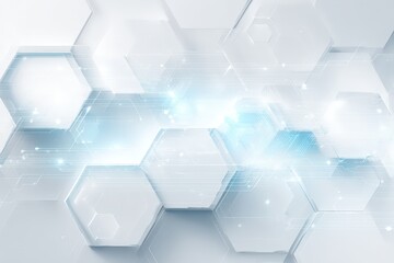 Abstract Geometric Hexagon Pattern Background