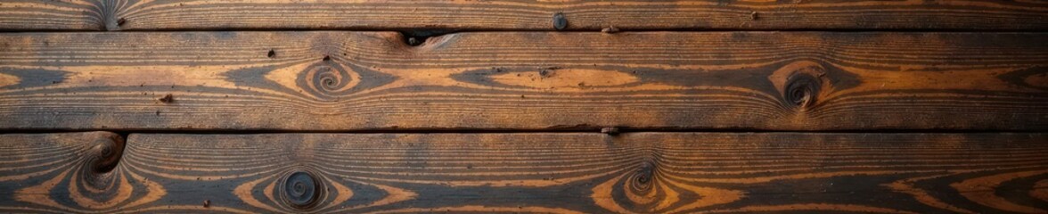 Obraz premium Rustic wood grain, weathered texture, top view, weathered wood, vintage