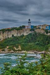 Lighthouse on the Black Sea in Sile