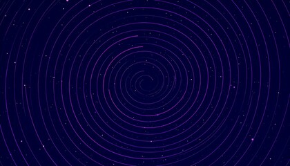 Abstract spiral design with glowing lines