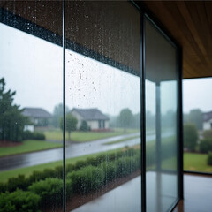 Naklejka premium rain